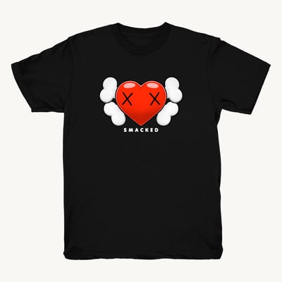 Image of “SMACKED HEART” VALENTINES DAY Collection 2019 Blk