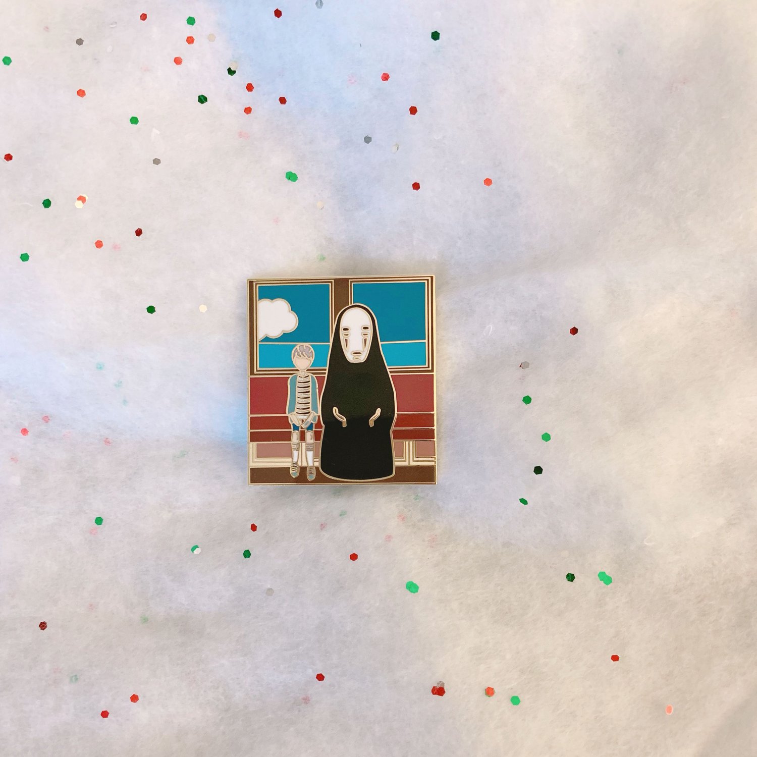 Image of Spirited Away on a Spring Day Pin