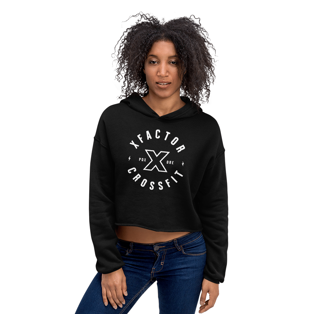 Image of Crop Hoodie F/W 18 - Black