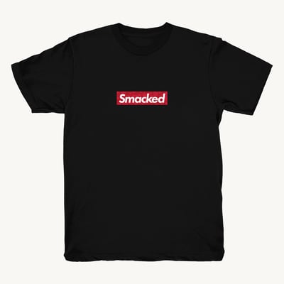 Image of “SMACKED HEART BOX LOGO” VALENTINES DAY Collection 2019 Blk