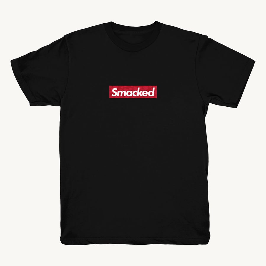 Image of “SMACKED HEART BOX LOGO” VALENTINES DAY Collection 2019 Blk