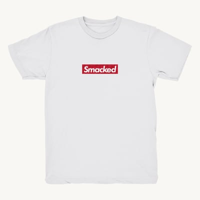 Image of “SMACKED HEART BOX LOGO” VALENTINES DAY Collection 2019 Whtie
