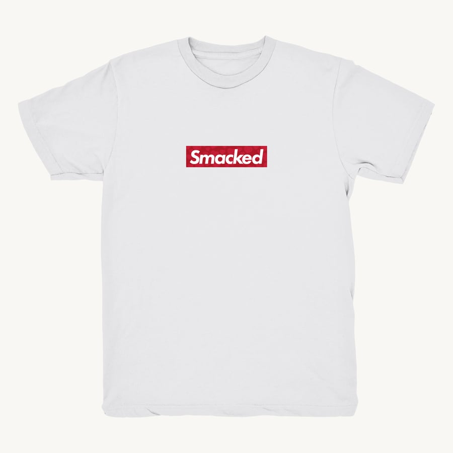 Image of “SMACKED HEART BOX LOGO” VALENTINES DAY Collection 2019 Whtie
