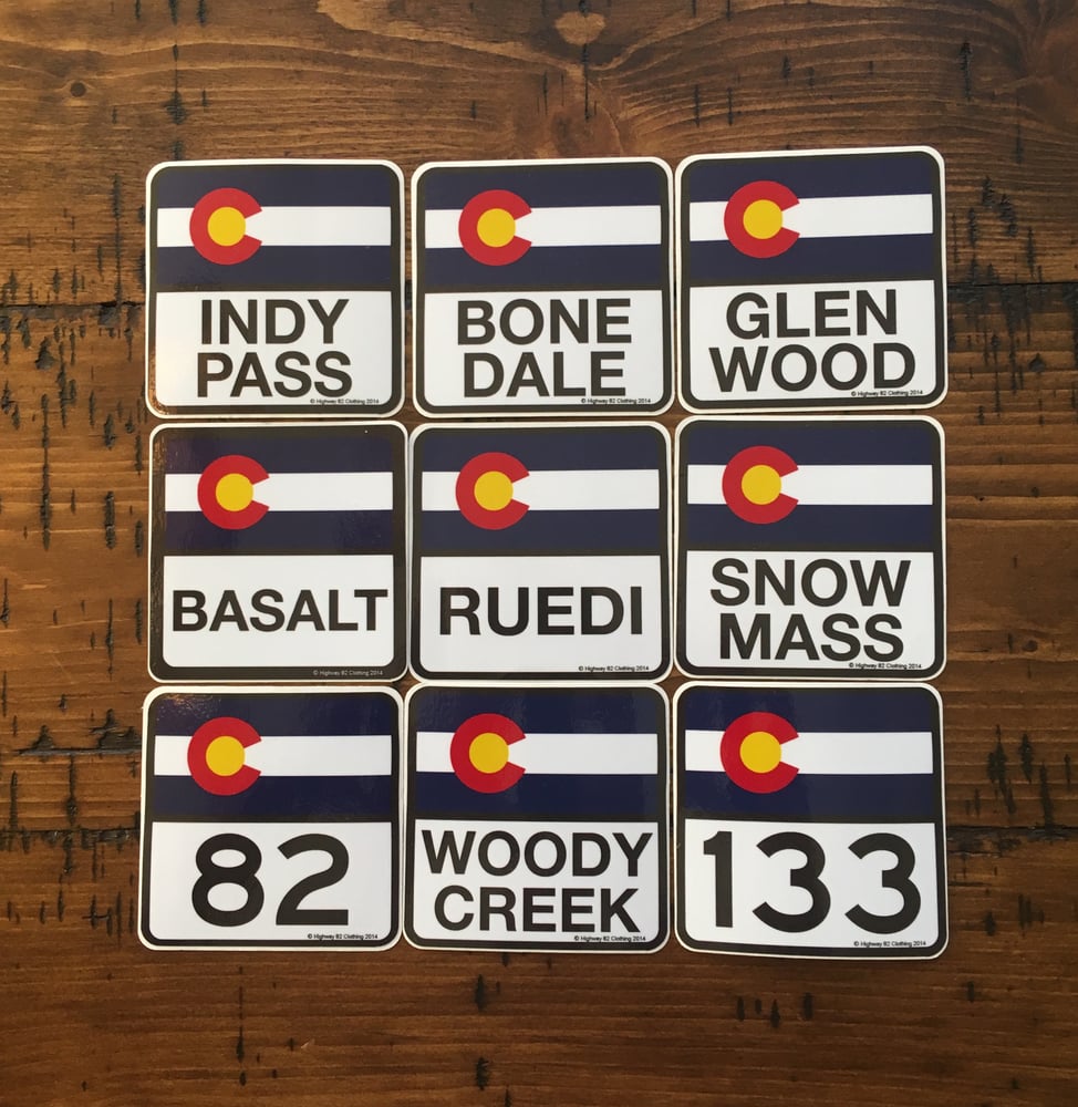 Image of Mountain Town Stickers