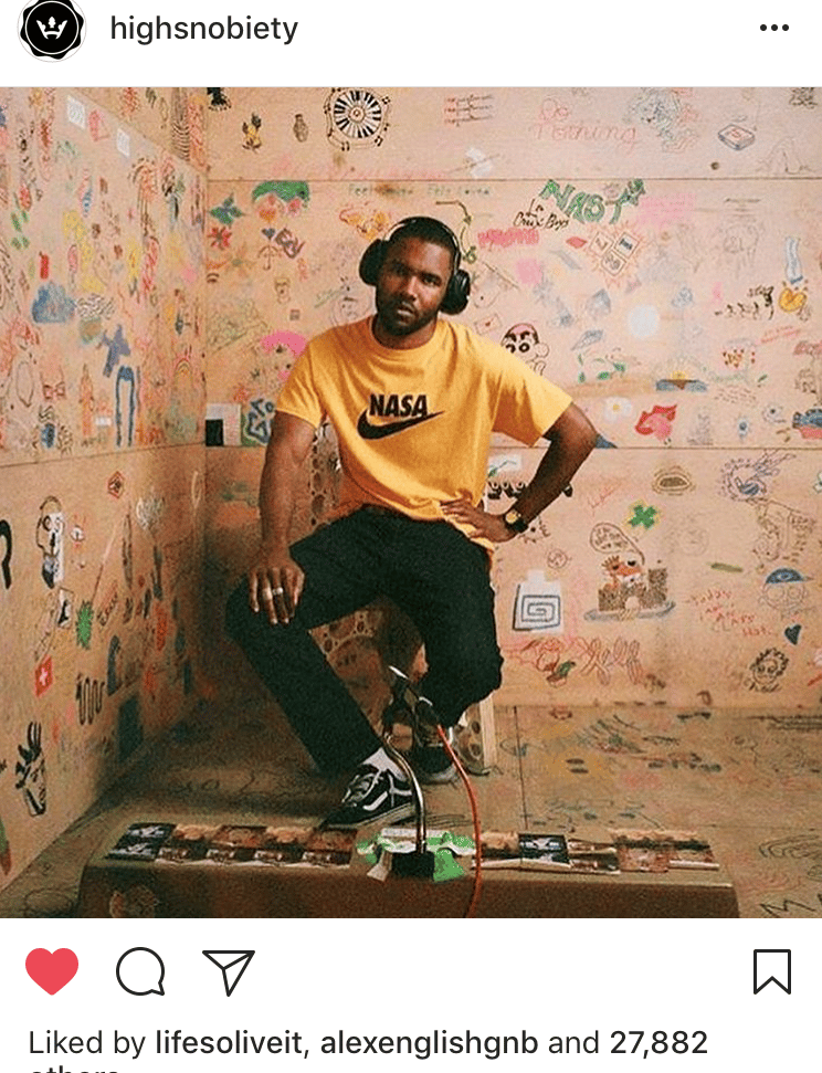 Image of NASA swoosh TEE by Dj Scotto (FRANK OCEAN in iD) 