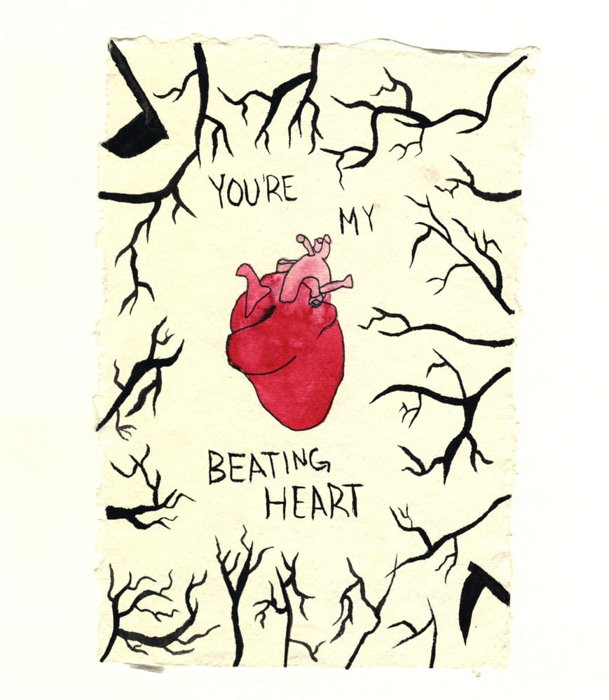 Image of Beating Heart STICKER
