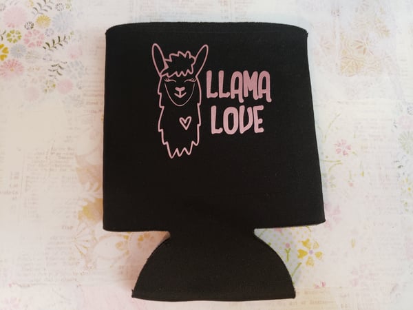 Image of Llama Love Can Cooler