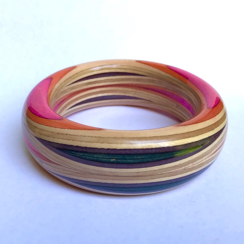 Image of Orbit bracelet pink/orange