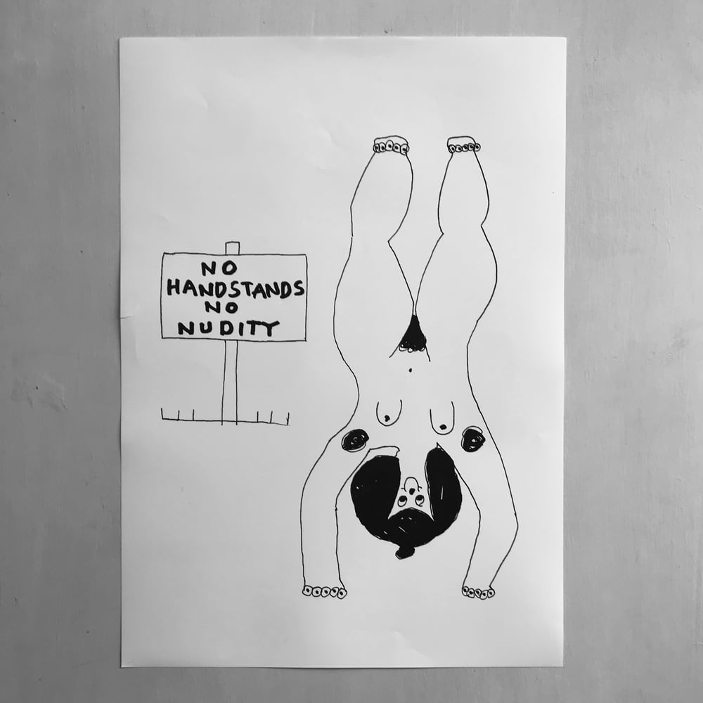 Image of ‘No Nudity’ A3 print