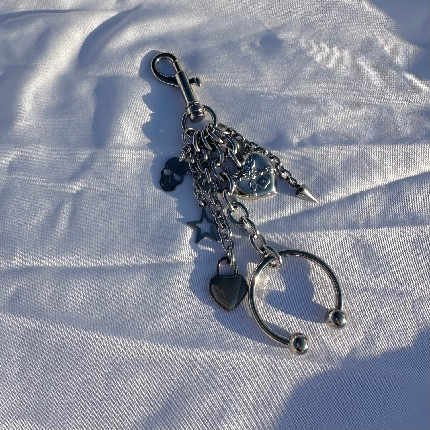 Image of Pierced Keychain Charm