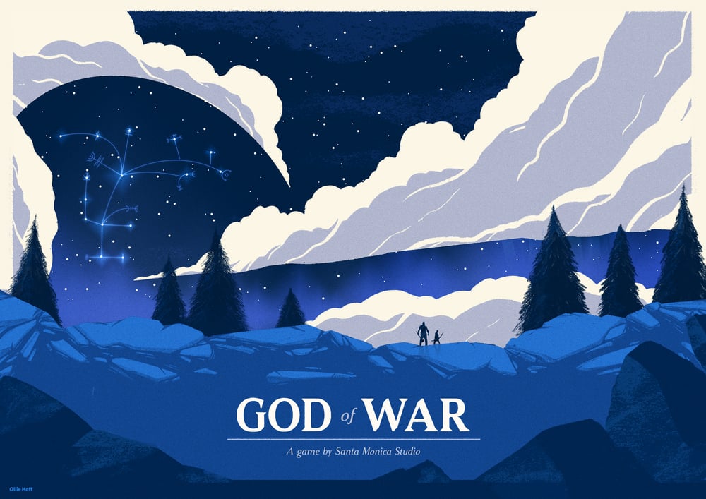 Image of God of War 2018 inspired Print