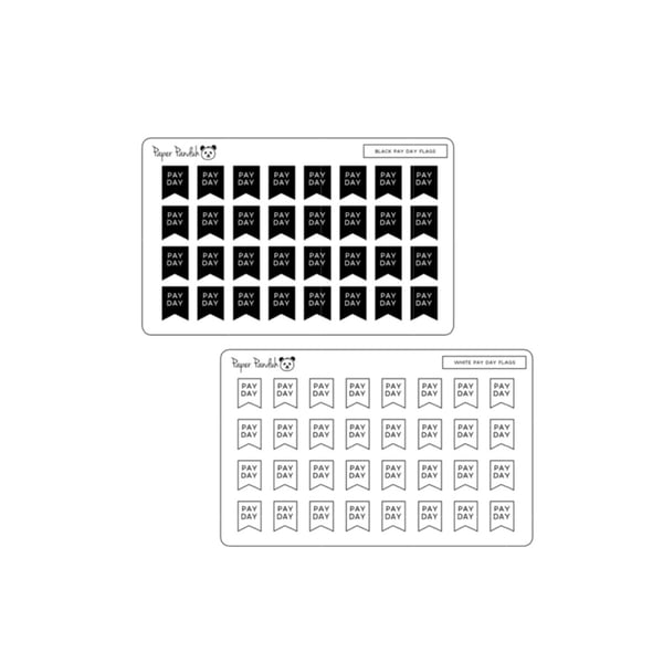 Image of Mini Pay Day Flags - Credit Card Sized