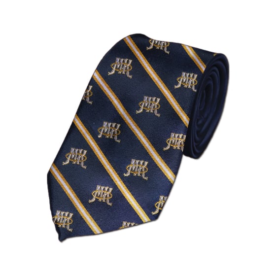 Image of Krewe of Olympia Tie with MKO Logo (Navy)