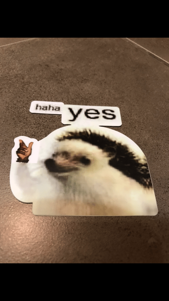 Image of haha yes cut - single