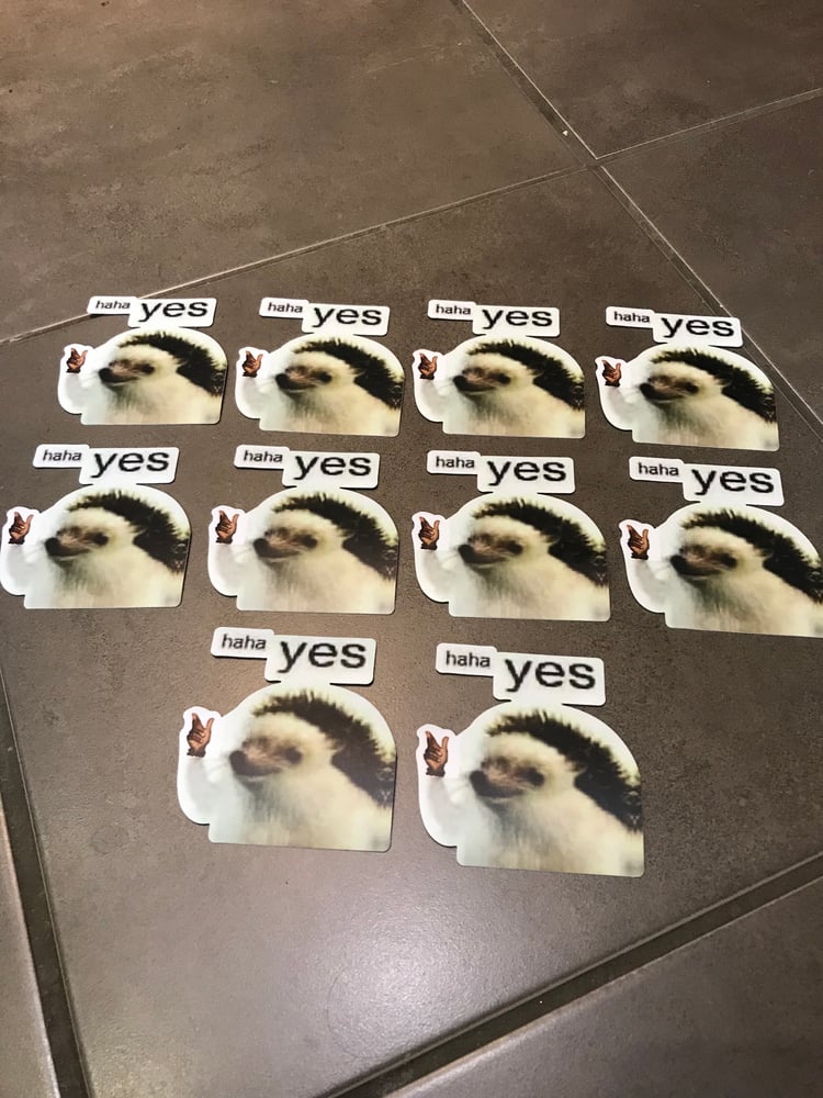 Image of haha Yes cut - 10 pack
