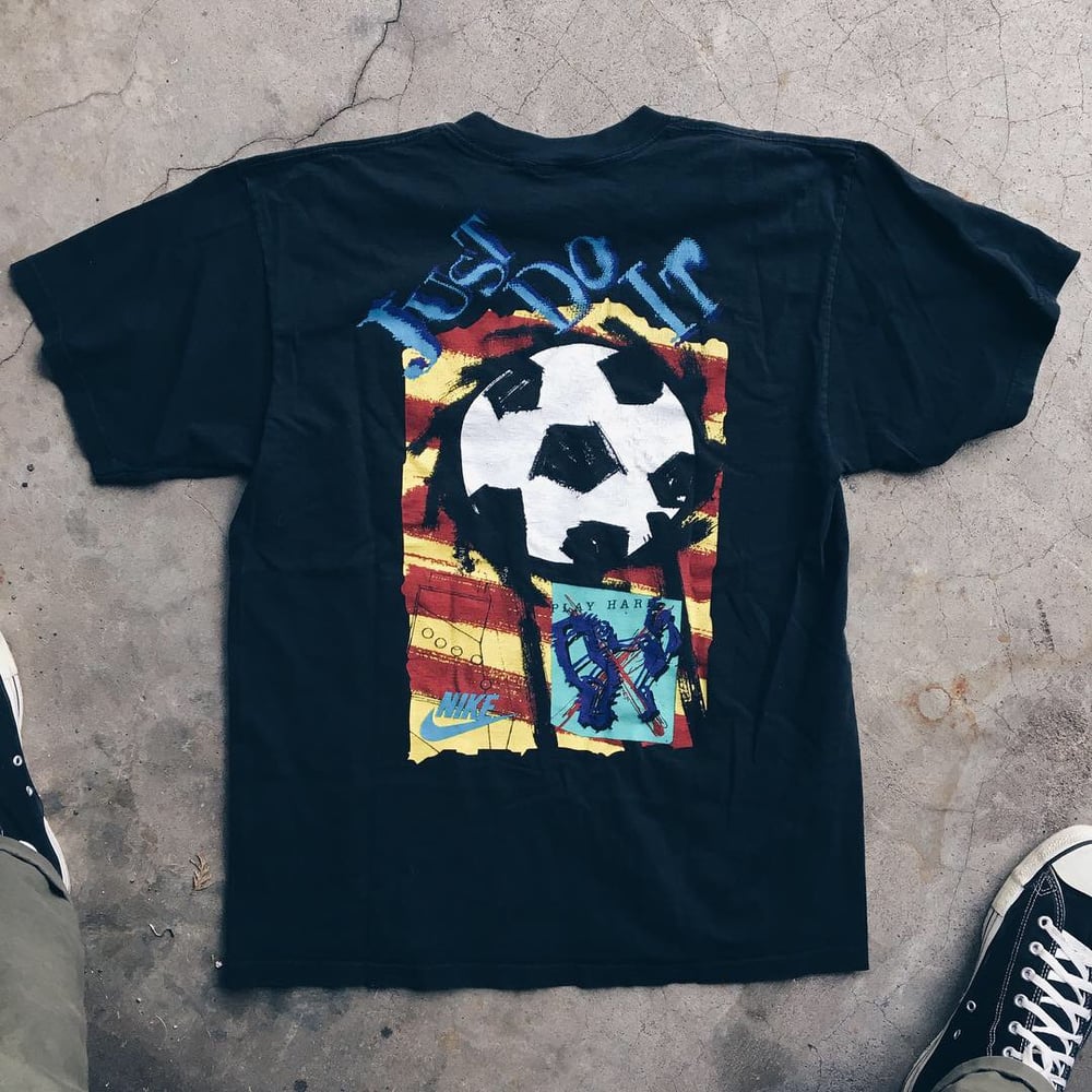 Image of Original Late 90’s Nike Soccer Tee.