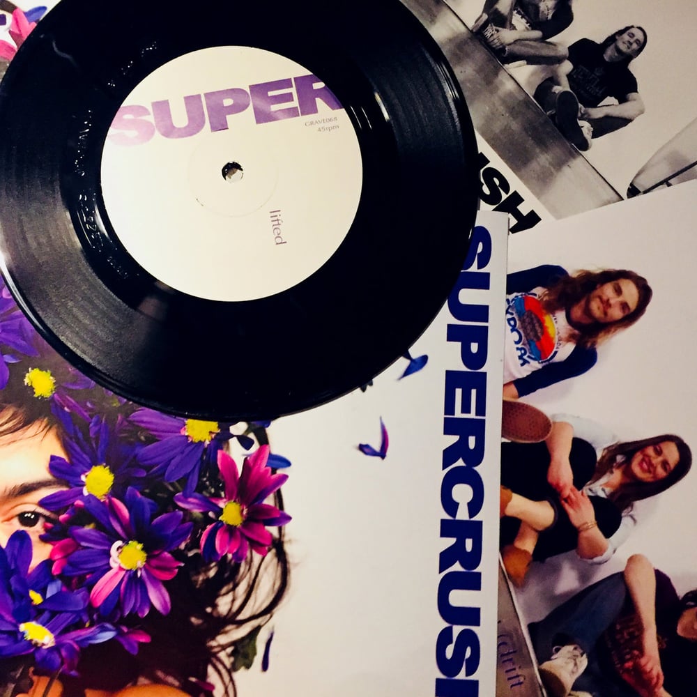 Image of SUPERCRUSH - Lifted b/w Melt Into You (Drift Away) 7"