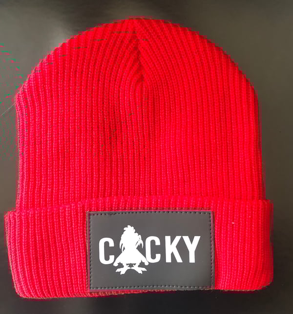 Image of Red Cocky Beanie