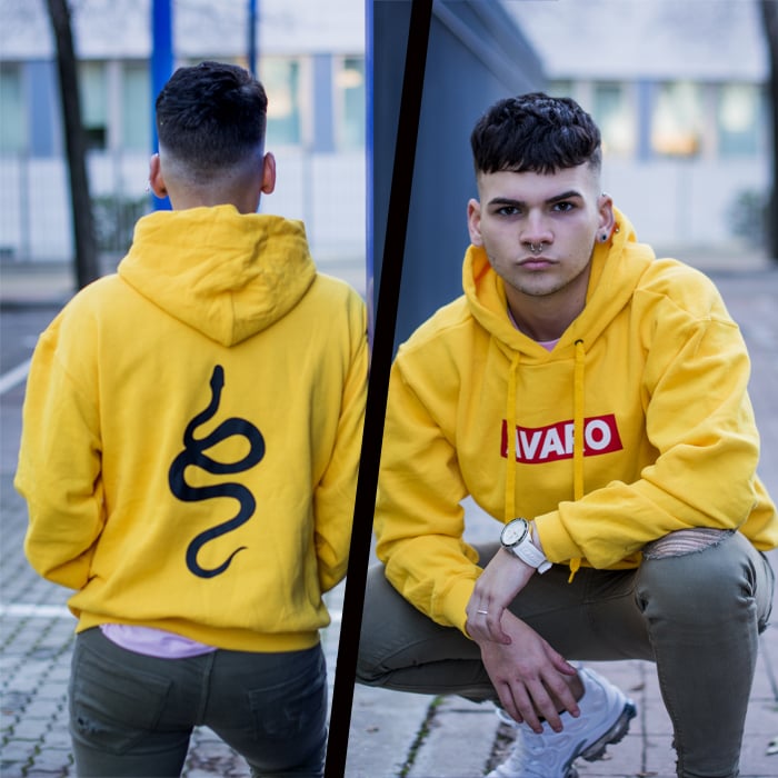 Image of Hoody snake yellow