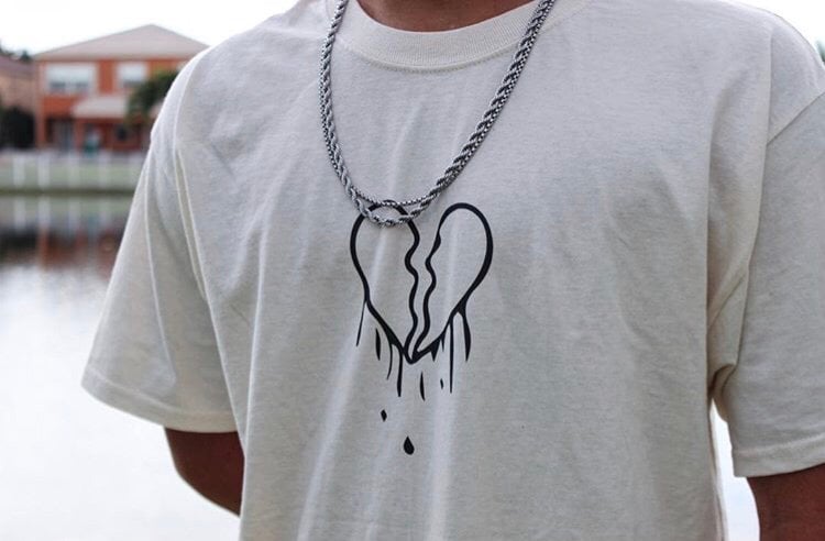 Image of White “Heartbreak” Tee