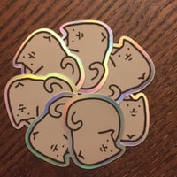 Image 1 of holographic mini + jumbo stickers