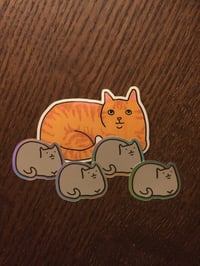 Image 3 of holographic mini + jumbo stickers