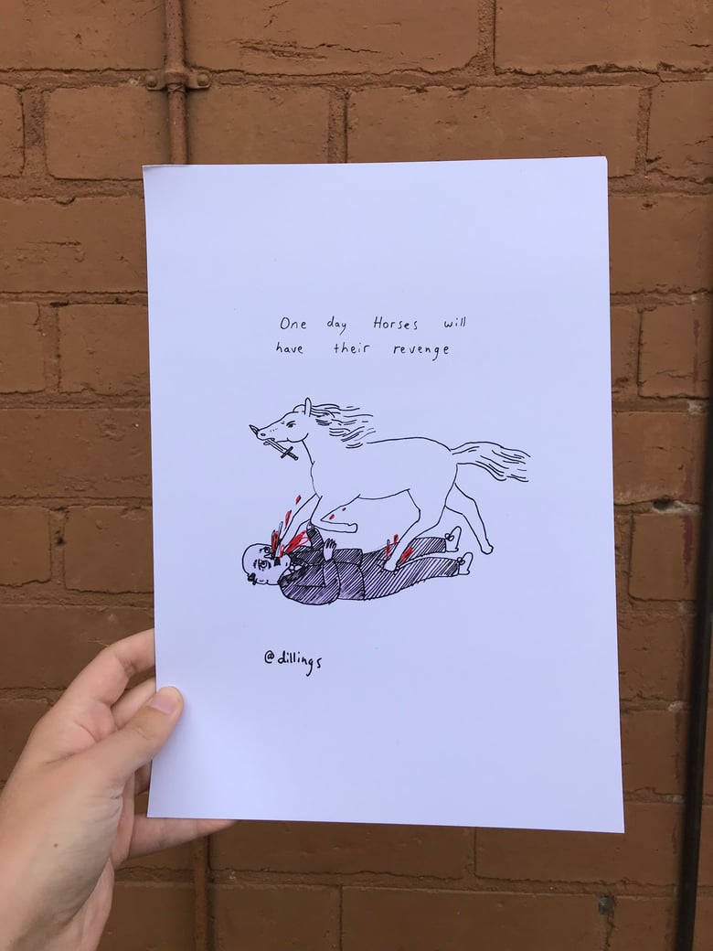 Image of Horse revenge!