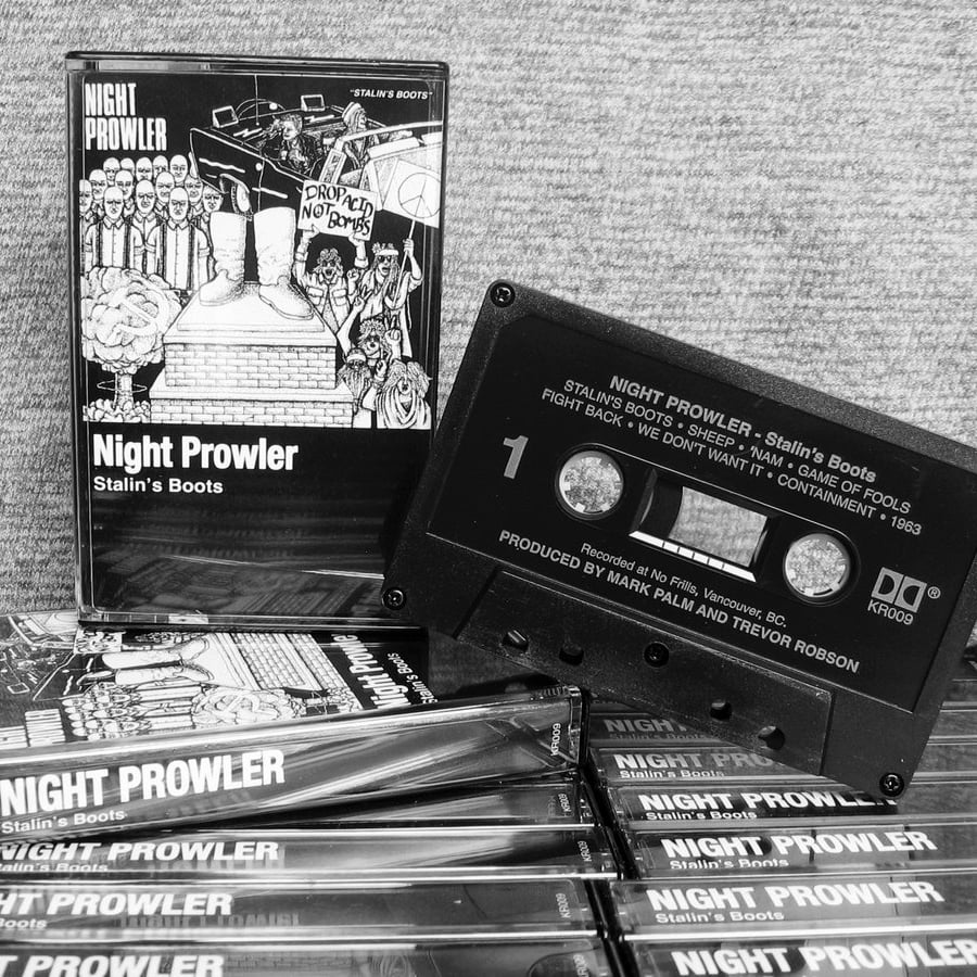 Image of NIGHT PROWLER - Stalin's Boots cassette tape