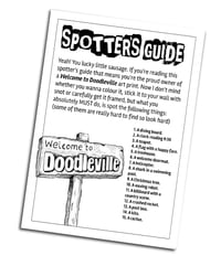 Image 3 of Welcome to Doodleville - art print for kids! 