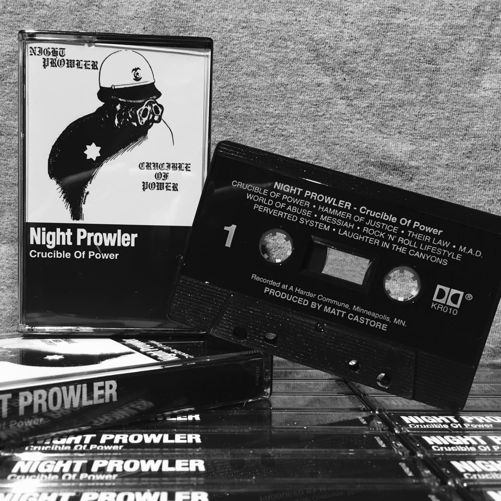 Image of NIGHT PROWLER - Crucible Of Power cassette tape