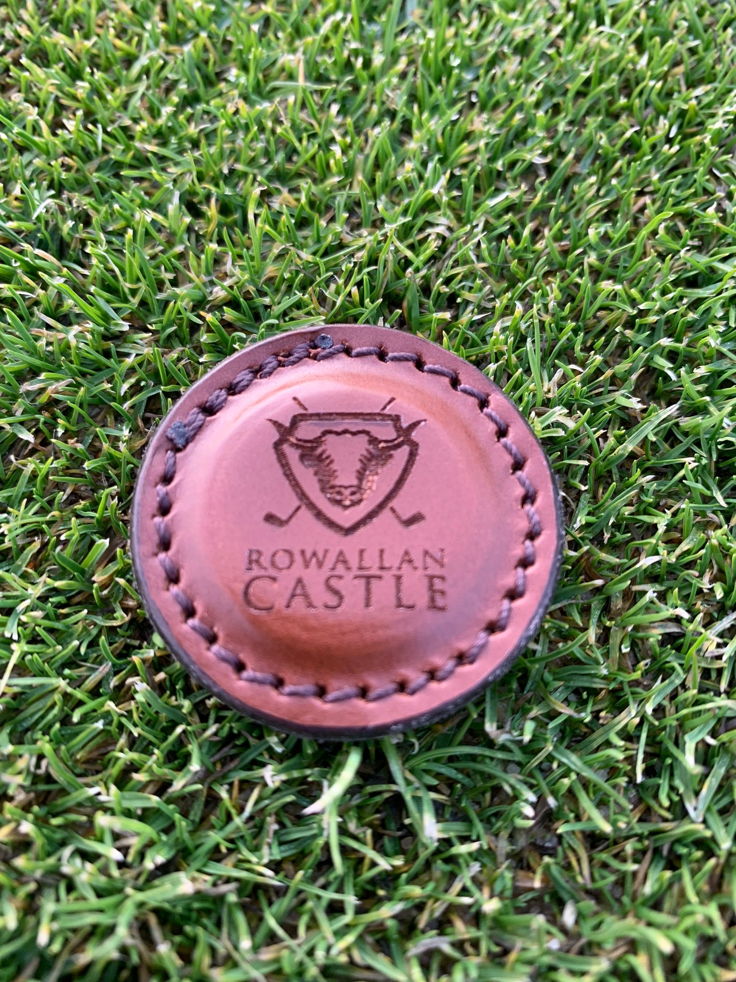 Image of Luxury Leather Golf Ball Marker