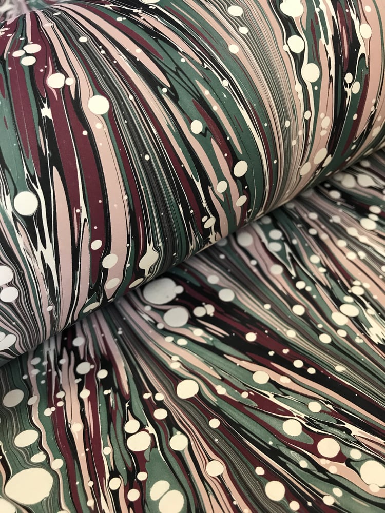 Image of Marbled Paper #28 'Zebra Marble' 