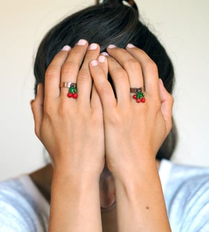 Image of Bagues Anneau Cerises - Fantaisie