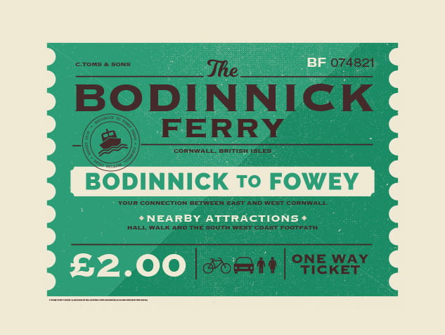 Image of Ferry Ticket / Bodinnick to Fowey