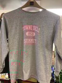 Kids Long Sleeve (Heather Grey and Pink)