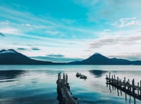 Two Docks on a Lake prints