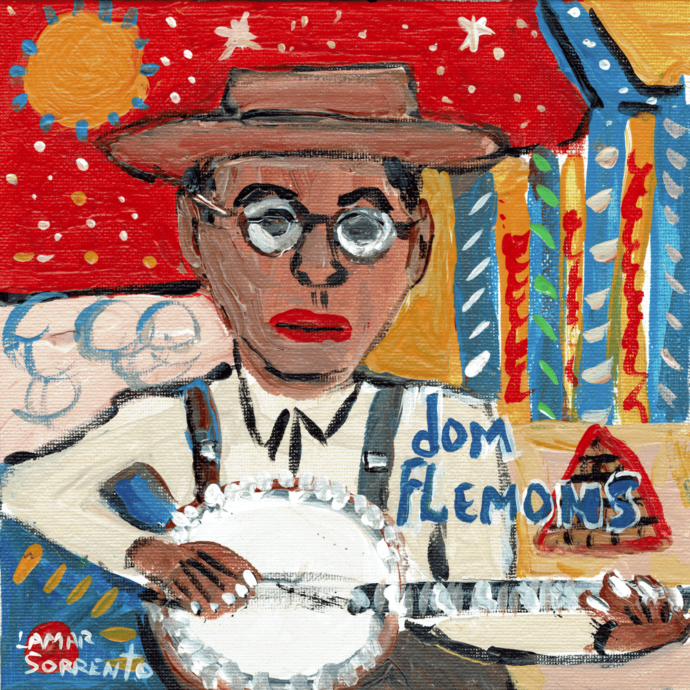 Image of Dom Flemons - 3 SONGS! (Black  7" SINGLE)