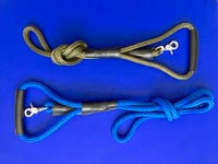 Image 4 of Rope w/ Leather Dog Leash 