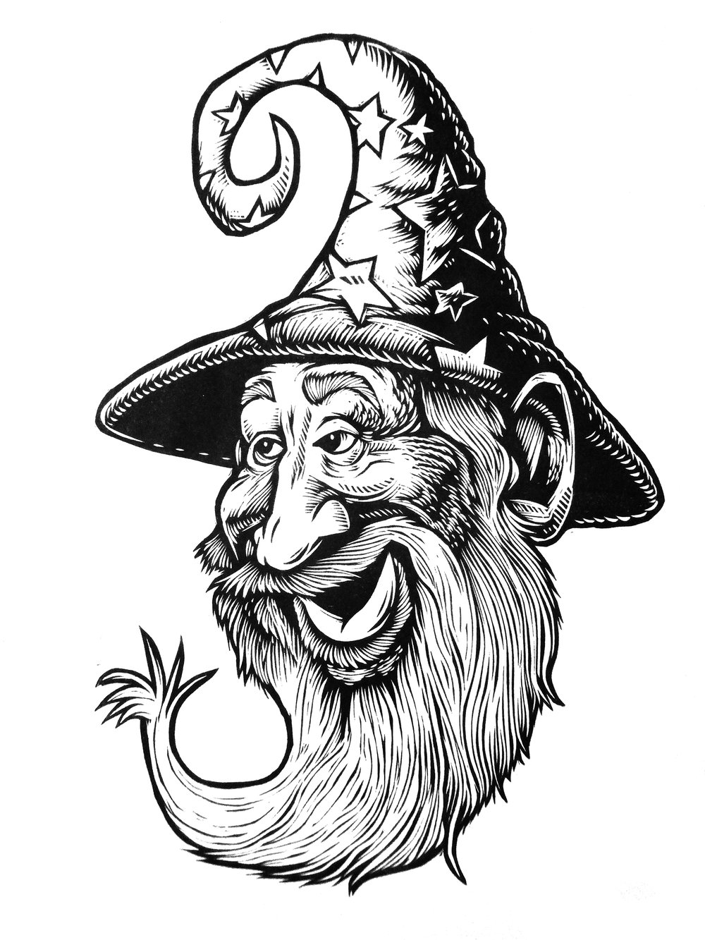 Wizard T-shirt (A3)**FREE SHIPPING**