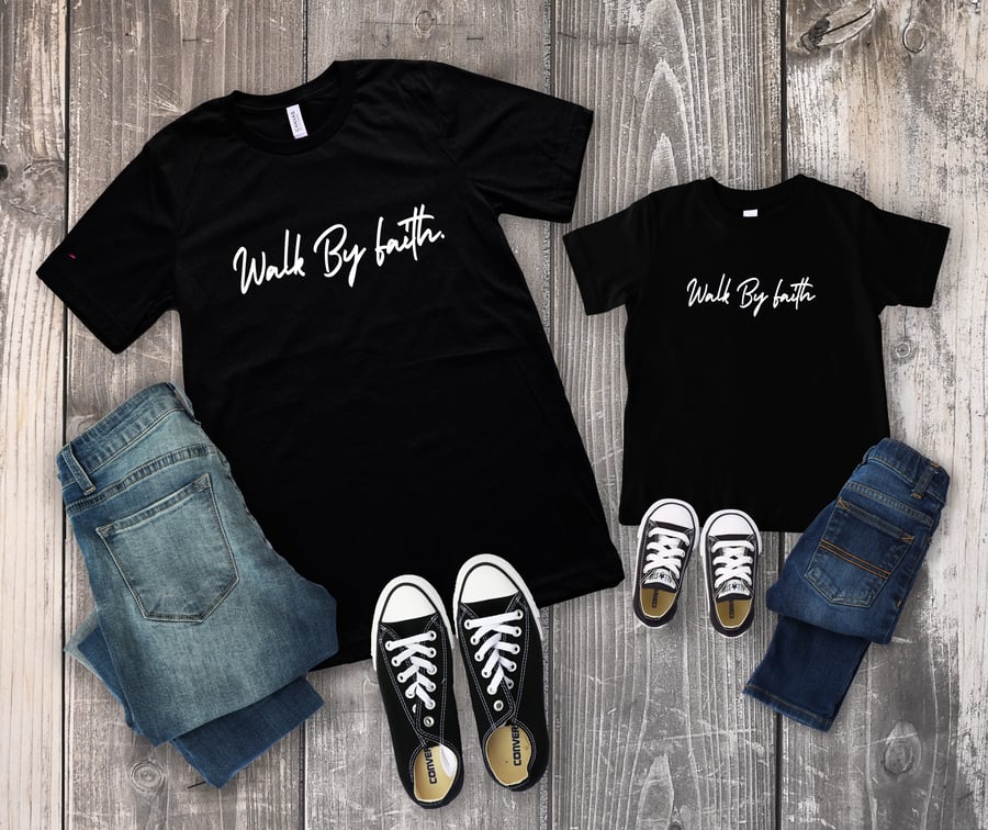Walk By Faith Shirts | Lance’s Tshirt Shop