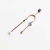 Image 2 of Blue Mobile Earring (single piece)