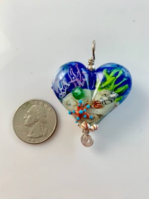 Image of Aquarium Heart Pendant