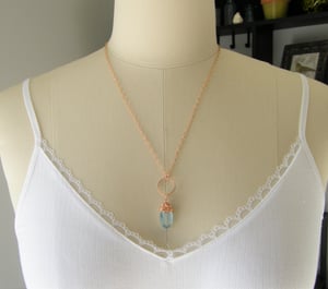 Image of Huge Designer Aquamarine Necklace