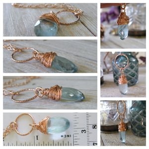 Image of Huge Designer Aquamarine Necklace