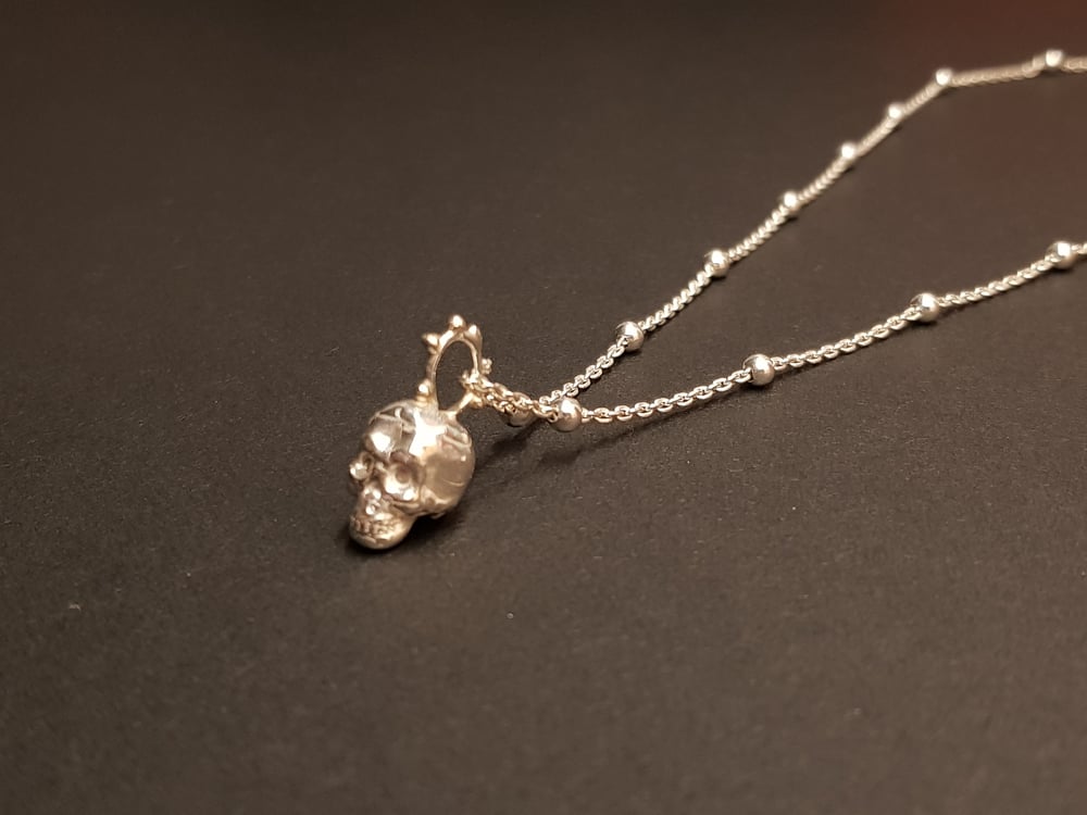 Image of Dead Punk Charm And Necklace