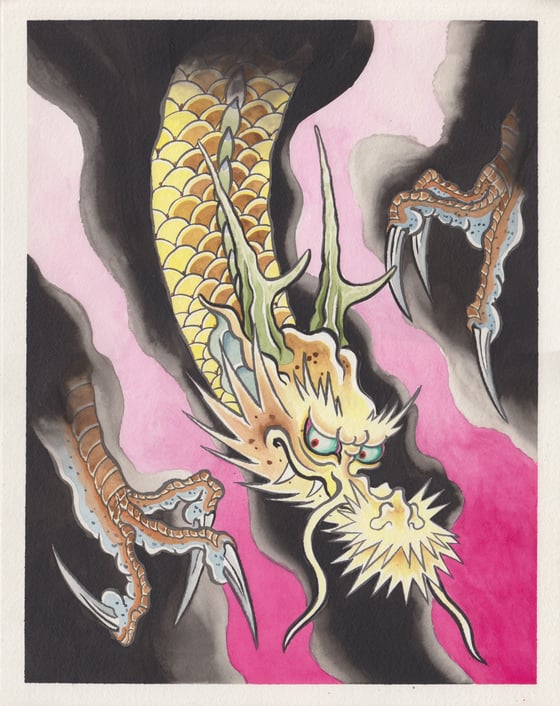 Image of Falling Yellow Dragon