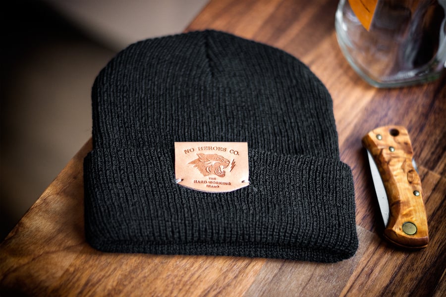 Image of The Wool Wanderer Cap (BLACK)