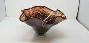 Image of "Desert Canyon" wavy bowl