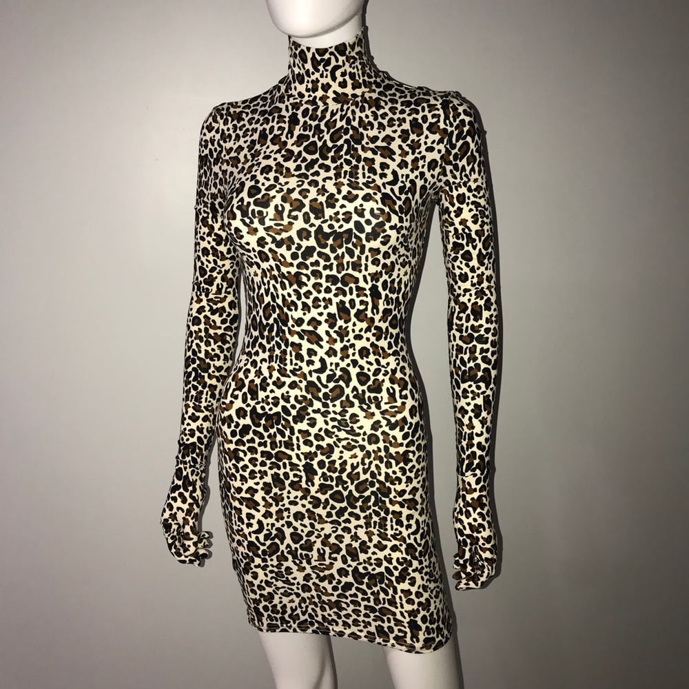 Image of Leopard Styling Dress 