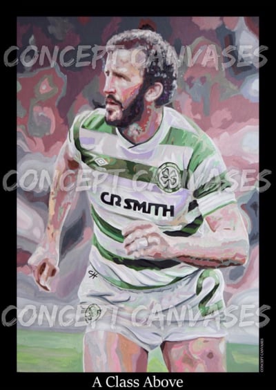 Image of Danny McGrain ‘A Class Above’ A1 Print (Large) 